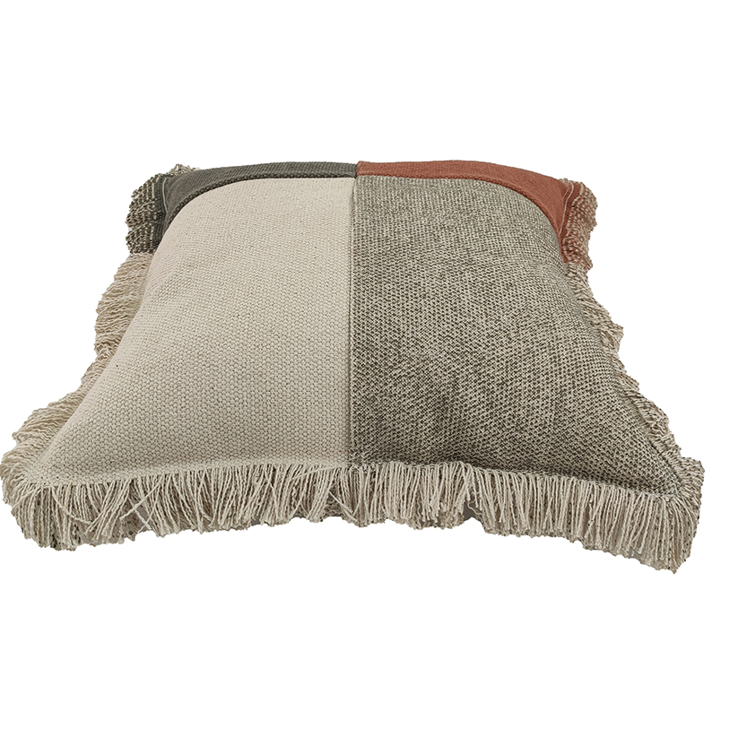 IMG_ bcdjxhncovdg1737 Multi Color Cotton Cushion with Filler for Living Room, Floor - CS 228 (45x45cm) - Image 2