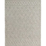 Natural white color bedroom decor woven rug SRN 019 (200x300cm) by Ramsha Home