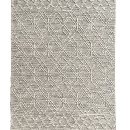 Elegant natural white woven rug SRN 019 (170x240cm) by Ramsha Home