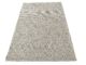 Handcrafted natural white hall decor rug SRN 019 (140x200cm) by Ramsha Home