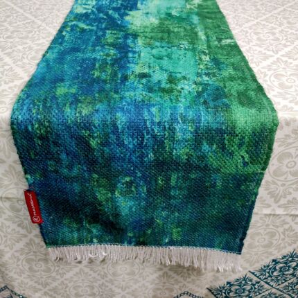 Handcrafted Polyester Kitchen Table Runner TR 013 Multi Color 40x220cm By Ramsha Home