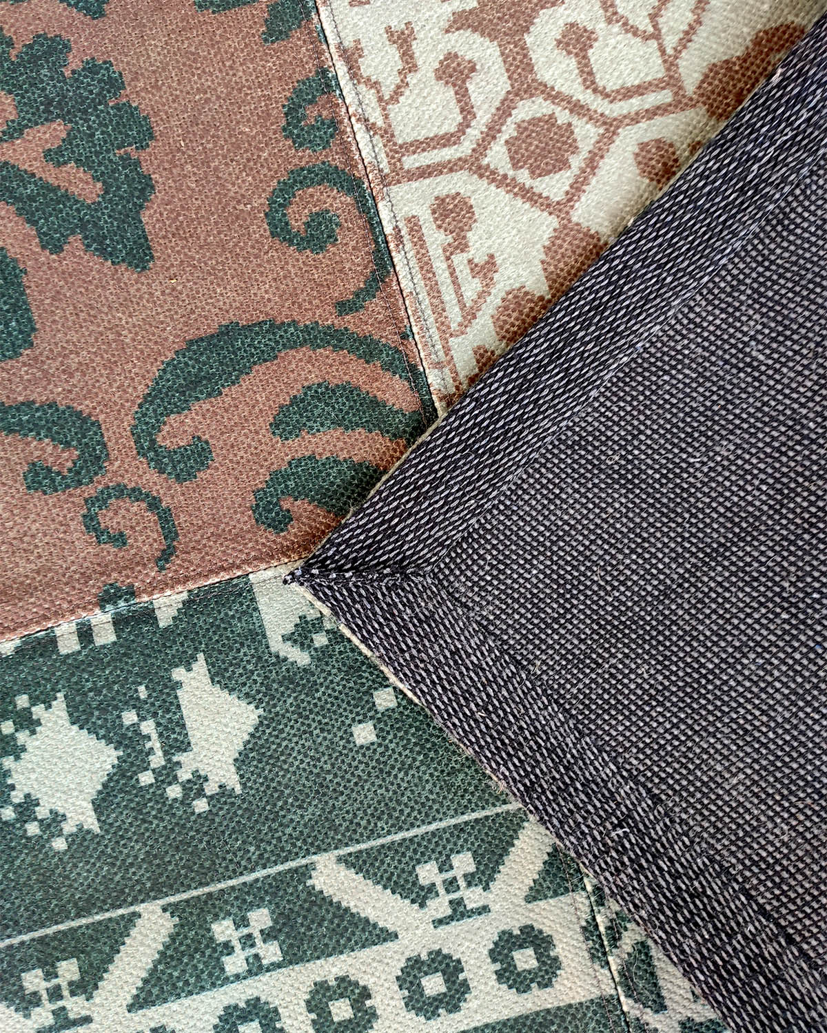 Elegant Home Decor Digital Printed Rug DD 023 (190x280cm) with Refined Design by Ramsha Home Elegant 190x280cm digital printed rug, DD 023, with a refined design perfect for upscale home interiors by Ramsha Home.