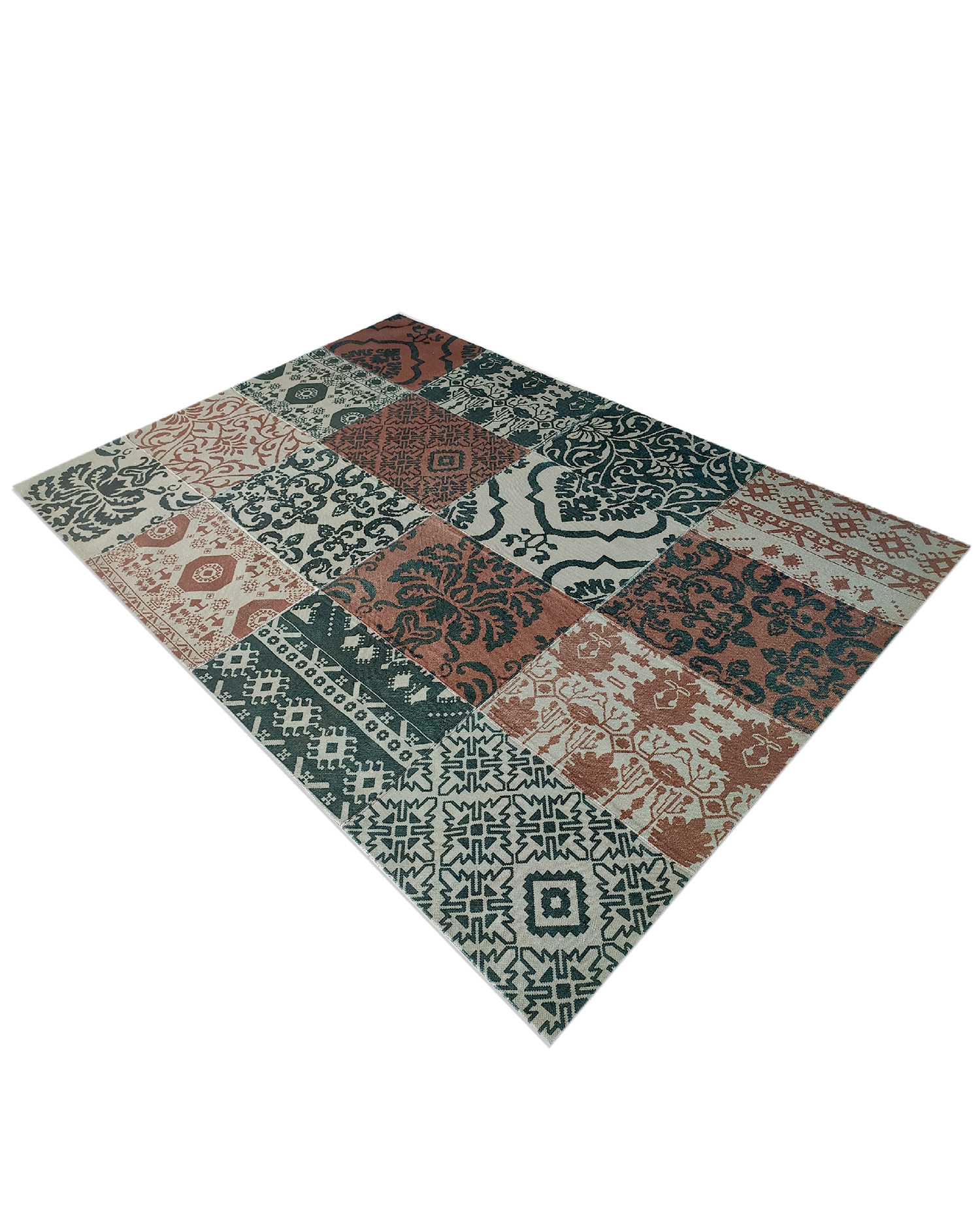 Modern Home Decor Digital Printed Rug DD 023 (190x280cm) with Sleek Pattern by Ramsha Home Modern 190x280cm digital printed rug, DD 023, with a sleek pattern designed to enhance home decor by Ramsha Home.