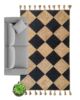 Handmade Natural & Black Color Jute Braided Rug with Tassel - BR 030 (120x200cm) - Image 3