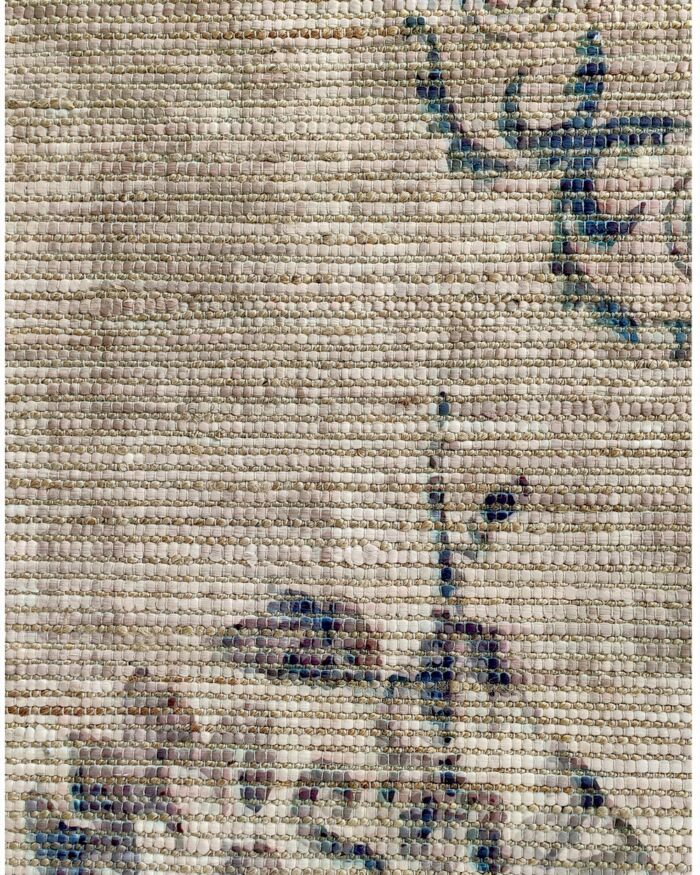 Refined 145x210cm digital printed rug, DD 025, with an elegant design ideal for enhancing bedroom decor by Ramsha Home.