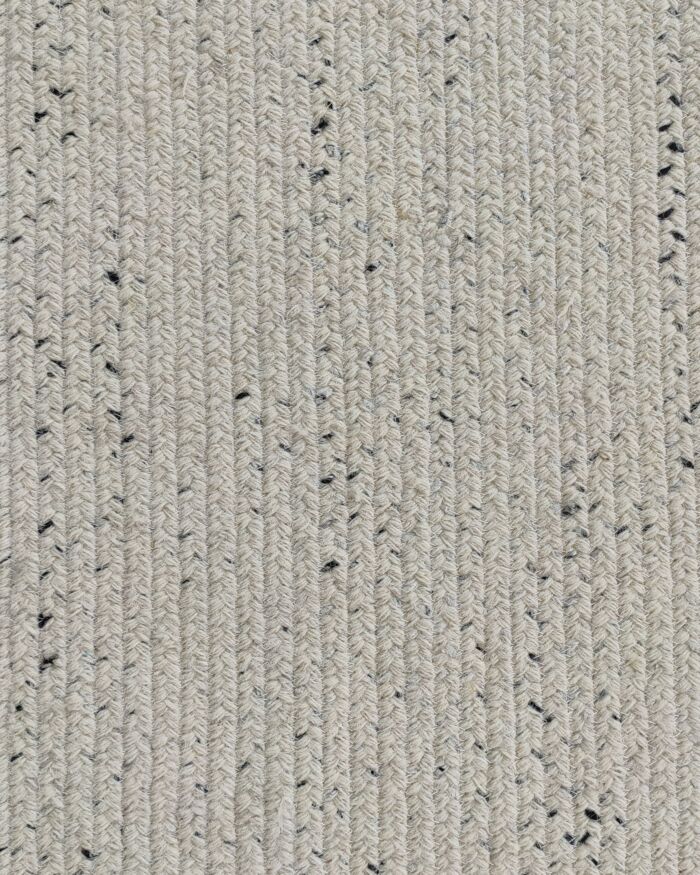 Stunning Handmade Black & White Color Braided Rug - BR 047 (100x300cm) - Image 2