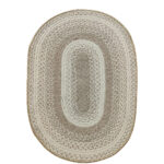 Luxurious Handmade Multi Color Wool Floor Braided Rug - BR 044 (60x90cm)