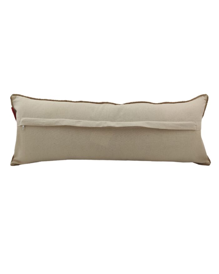 Natural Color Jute Cushion with Filler for Couch, Floor, Car - CS 209 (30x90cm) - Image 4