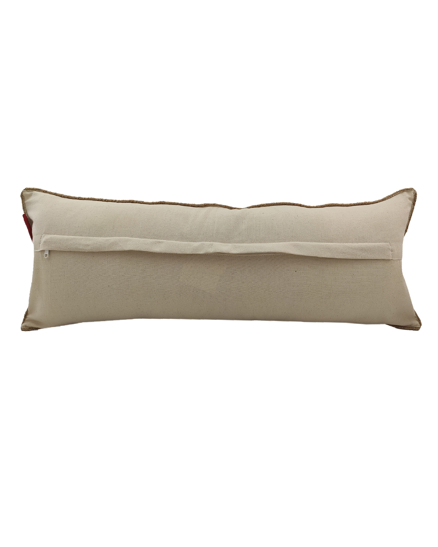 IMG_20221111_164019 Natural Color Jute Cushion with Filler for Couch, Floor, Car - CS 209 (30x90cm) - Image 4