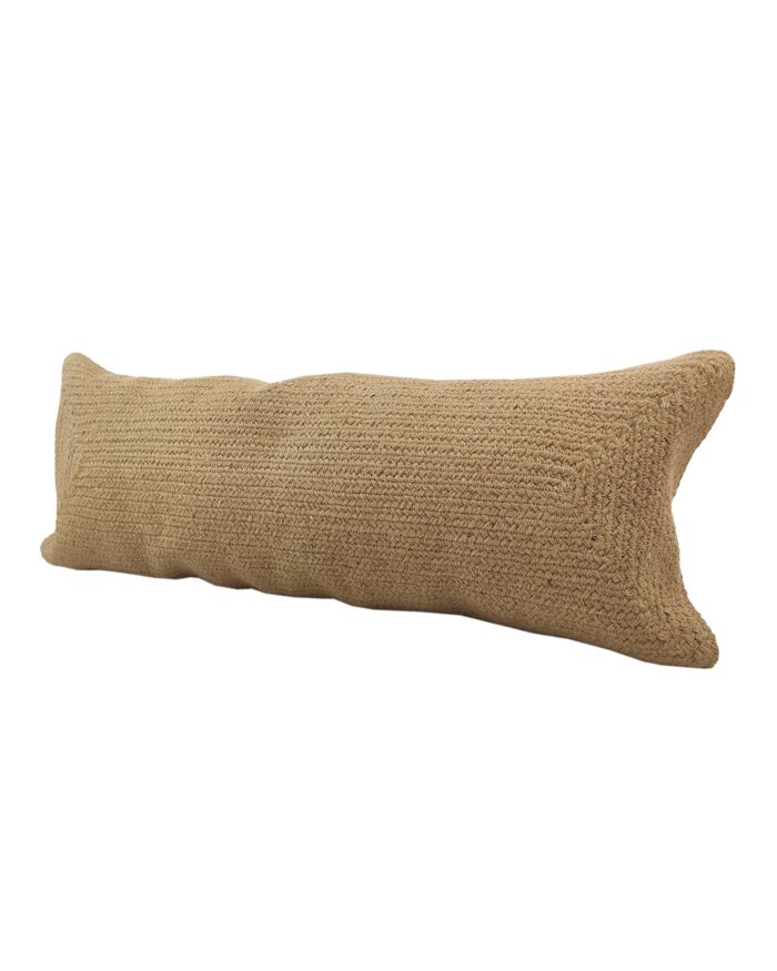 Natural Color Jute Cushion with Filler for Couch, Floor, Car - CS 209 (30x90cm) - Image 2