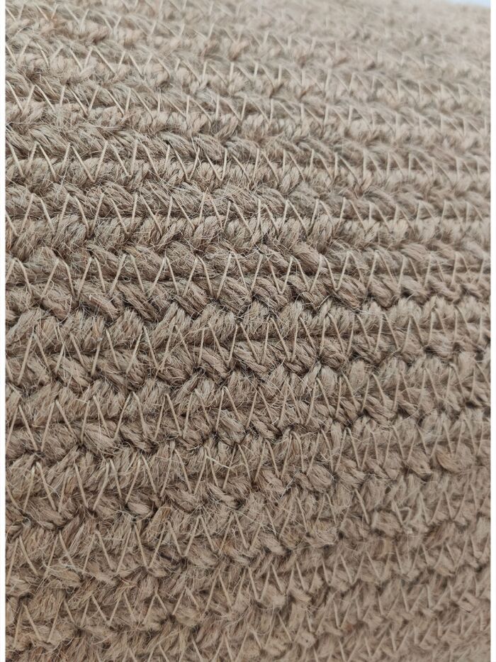 Natural Color Jute Cushion with Filler for Couch, Floor, Car - CS 209 (30x90cm) - Image 3