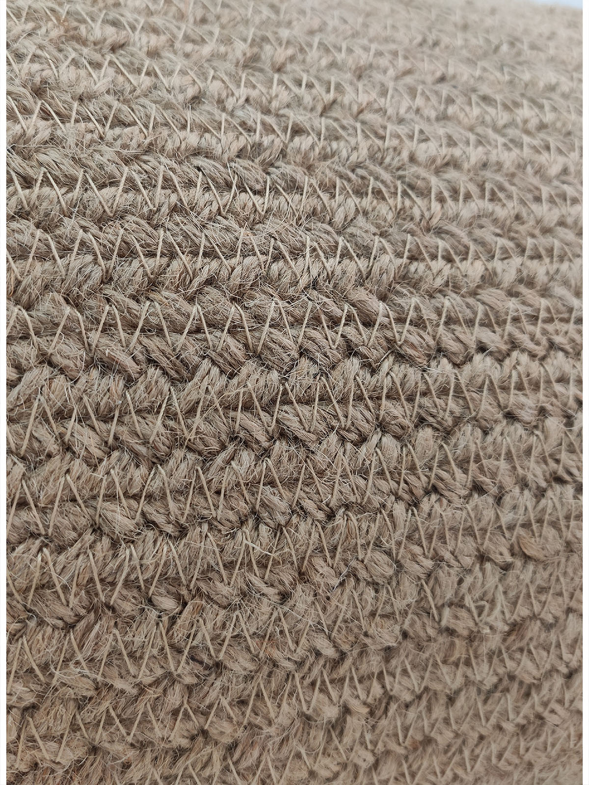 IMG_20221111_164022 Natural Color Jute Cushion with Filler for Couch, Floor, Car - CS 209 (30x90cm) - Image 3