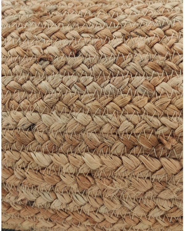 IMG_20221111_165338-600x750 Natural & Black Color Jute and Cotton Cushion with Filler for Living Room, Hallway - CS 210 (30x90cm) - Image 3