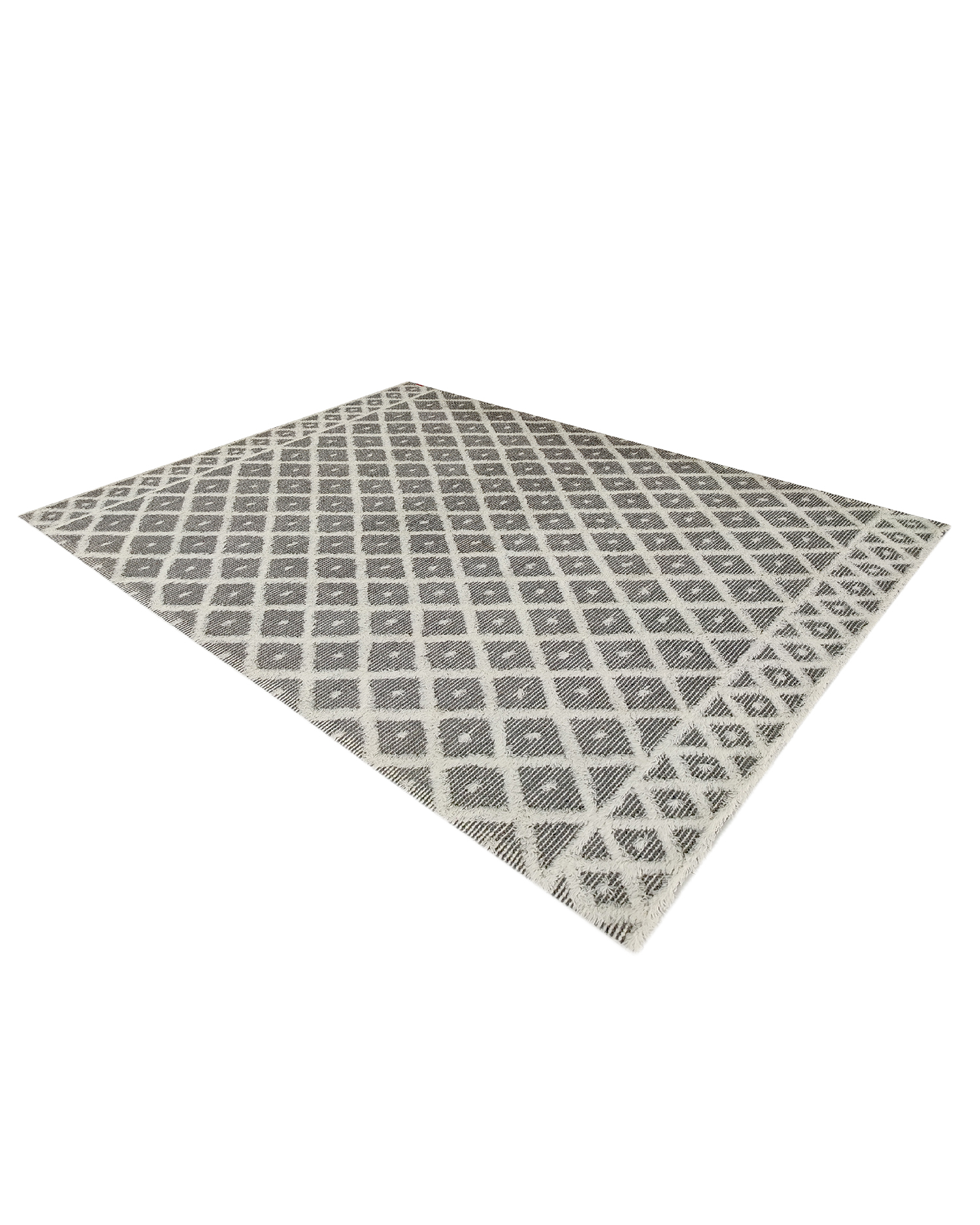 IMG_20221114_110459.jpg Natural & White Color Wool-Cotton Woven Rug - SRN 015 (170x240cm) - Image 2