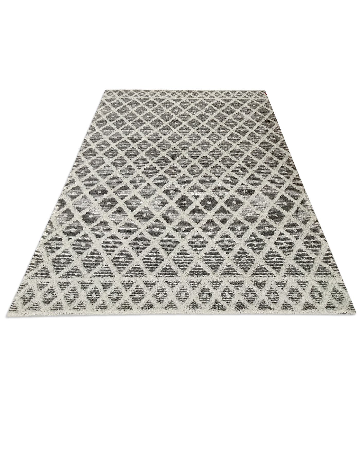 IMG_20221114_110460.jpg Natural & White Color Wool-Cotton Woven Rug - SRN 015 (170x240cm) - Image 4