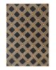 Handmade Natural & Black Color Braided Jute Rug - BR 083 (160x240cm)
