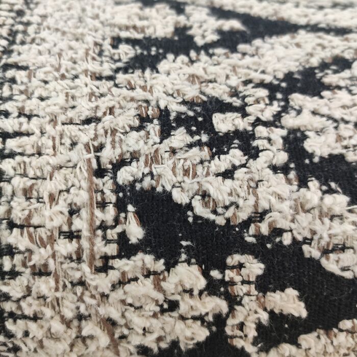 Natural and Black Color Cotton Cushion with Filler for Indoor and Outdoor - CS 204 (60x60cm) - Image 3