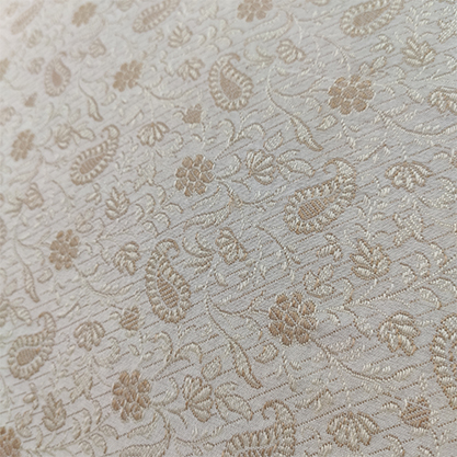 IMG_20230103_170420 White & Gold Color Polyester Cushion with Filler for Living Room, Couch - CS 231 (30x50cm) - الصورة 4