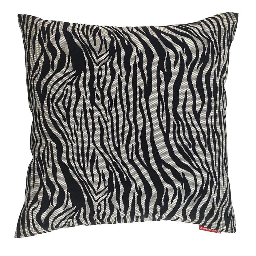 IMG_202301cnfojiht Black & White Color Cotton Cushion with Filler for Bench, Sofa - CS 229 (60x60cm) - الصورة 3