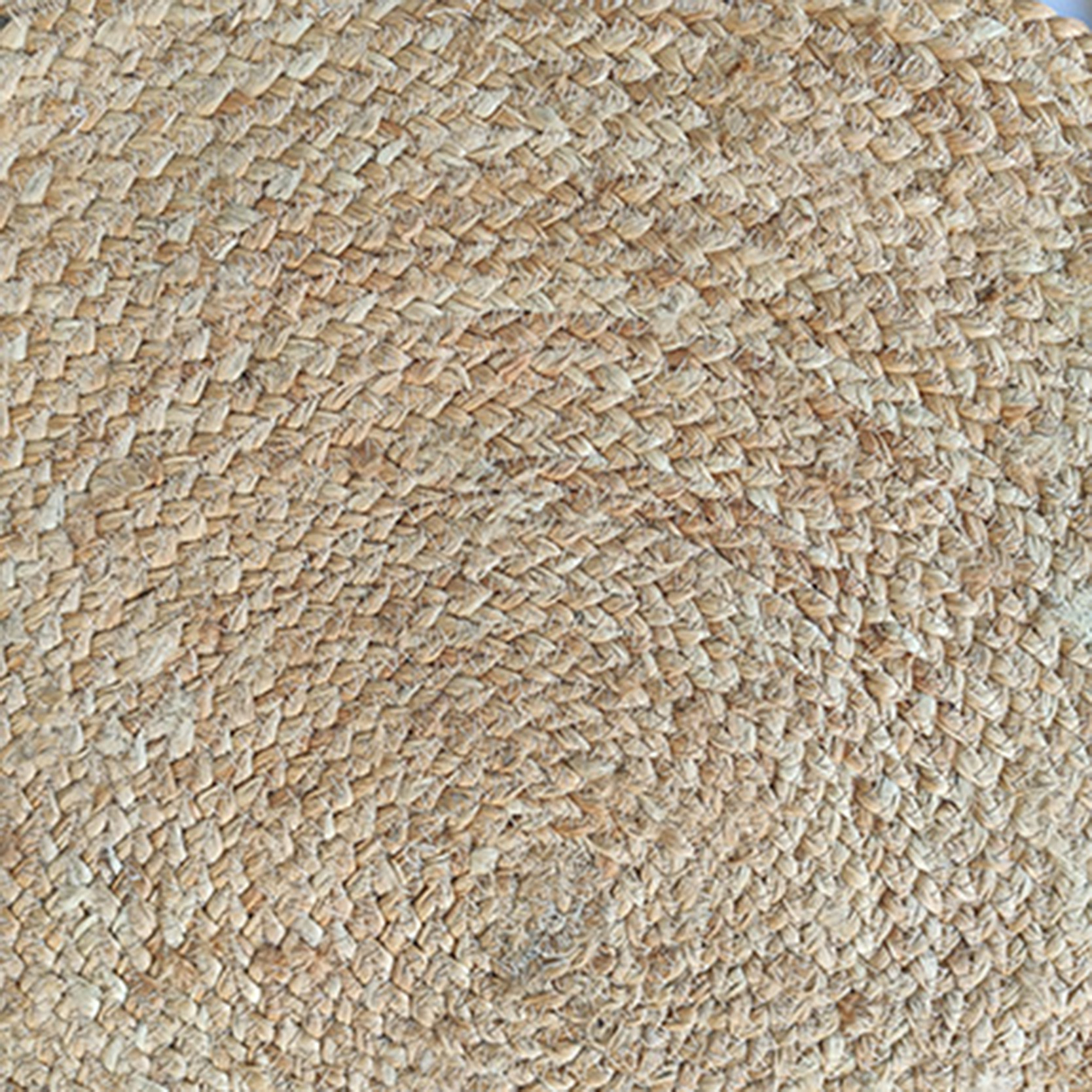 IMG_20230207_115052.jpg Amazing Handmade Entryway Braided Jute Floor Round Rug - BR 050 - Image 2