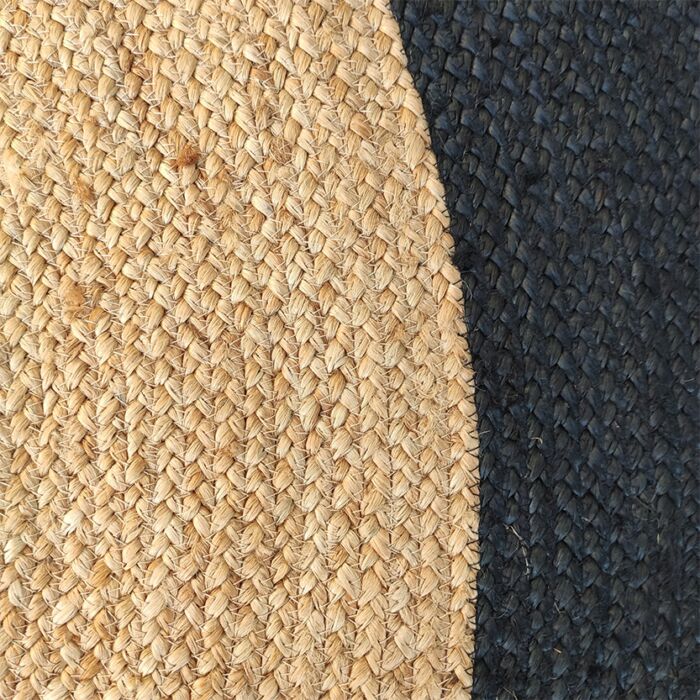 ⁦Beautiful Handmade Braided Jute Floor Round Rug: Well Matched for Drawing Room - BR 057 (200cm)⁩ - الصورة ⁦3⁩