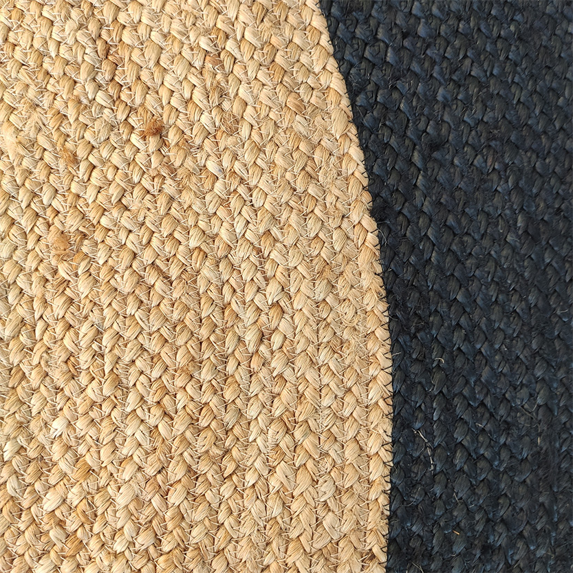IMG_20230207_121320.jpg Beautiful Handmade Braided Jute Floor Round Rug: Well Matched for Drawing Room - BR 057 (200cm) - الصورة 3