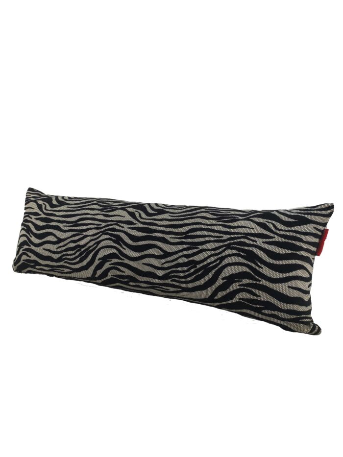 Black & White Color Cotton Cushion with Filler for Bench, Sofa - CS 229 (30x90cm) - Image 2