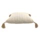 White & Gold Color Polyester Cushion with Filler for Living Room, Couch - CS 231 (45x45cm) - Image 5