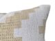 Light Beige & White Color Cotton Cushion with Filler for Bedroom, Couch, Car - CS 179 (45x45cm) - Image 4