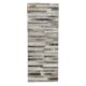 Home Kitchen Grey Area Leather Rug - LR 004 (60x180cm)