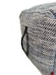 Blue color pouf, 50x50x30cm - perfect for home decor by Ramsha Home.