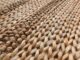 Stylish natural color jute and cotton home decor rug SR 043 (80x200cm) for modern interiors by Ramsha Home