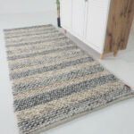 Natural Color Woven Wool & Cotton Home Decor Woven Rug - SR 050 (80x200cm)