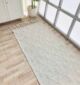 Natural White Color Wool and Cotton Hand-Woven Rug SRN-005 - Ramsha Home