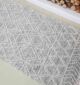 Stylish woven rug in natural white color - SRN 019 (80X200cm) by Ramsha Home