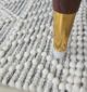 Handcrafted natural white color woven rug - SRN 019 (80X200cm) by Ramsha Home