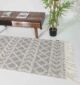 Masterpiece Woven Rug in Interior Room with Wooden Desk and Plant - Ramsha Home