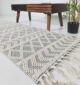 Detailed Close-up of Woven Rug Backside - Ramsha Home