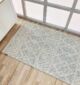 Stylish decorative woven rug in natural white - SRN 021 (80x200cm) by Ramsha Home