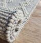 Elegant natural white woven rug for home decor - SRN 021 (80x200cm) by Ramsha Home