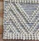 Natural white decorative woven rug - SRN 021 (80x200cm) by Ramsha Home