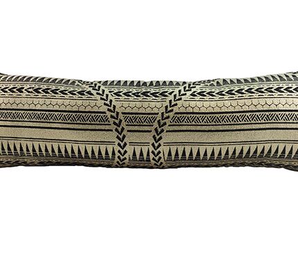 Decorative black & gold printed cushion CS-211 30X90 cm