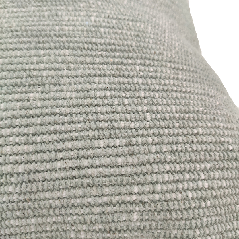 Decorative Green Cotton Cushion with Tassels - CS-133 (45X45cm) Decorative green cotton cushion CS-133 with tassels 45X45cm