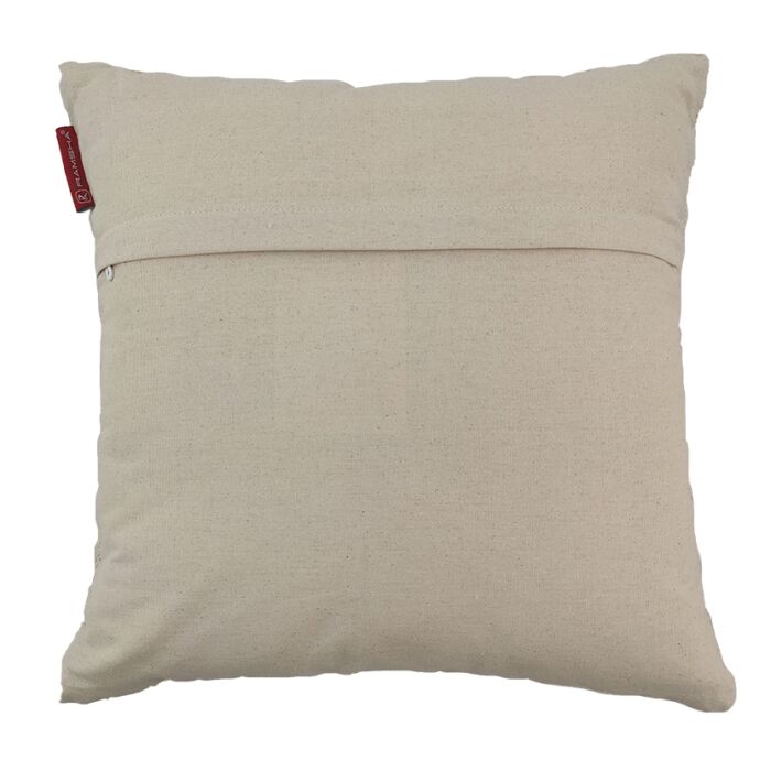 White Color Cotton Cushion with Filler for Sofa, Playroom, Couch - CS 202 (60x60cm) - Image 4