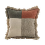 Multi Color Cotton Cushion with Filler for Living Room, Floor - CS 228 (45x45cm)