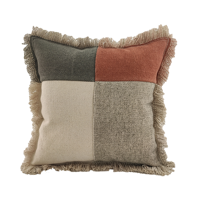 fcgjgutfyikui101817 Multi Color Cotton Cushion with Filler for Living Room, Floor - CS 228 (45x45cm) - Image 1