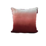 Rainbow red polyester cushion CS-273 45X45cm