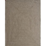 Handmade Natural Color Wool Floor Braided Rug - BR 053 (170x240cm)