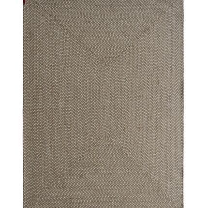 Handmade Natural Color Wool Floor Braided Rug - BR 053 (170x240cm)