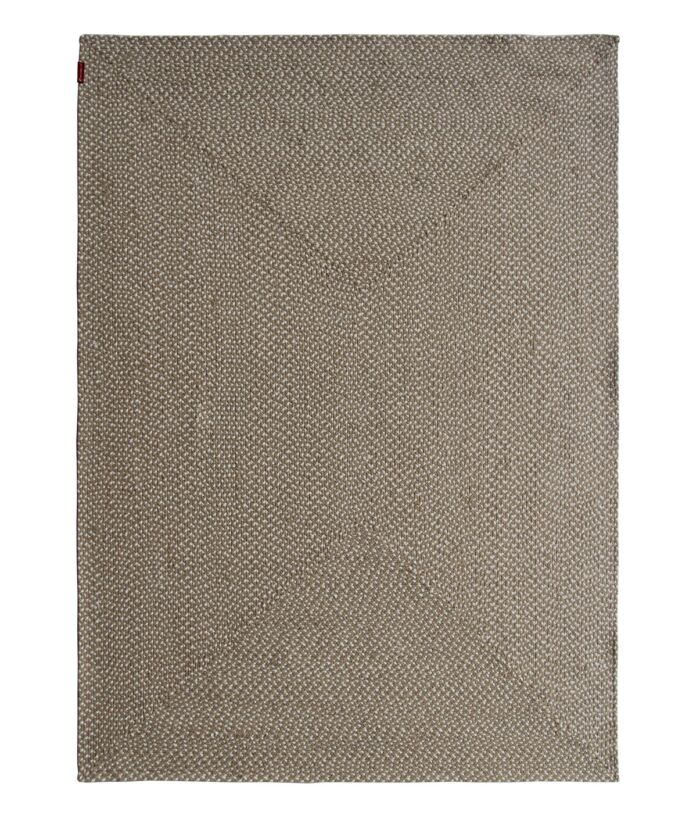 Handmade Natural Color Wool Floor Braided Rug - BR 053 (170x240cm)